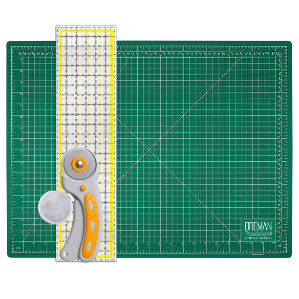 45mm Rotary Cutter Kit With 5 Blades Cutting Mat For Patchwork Sewing & Quilting